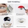 3 Inch Gimbal LED Recessed Light, Sublimation