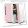 Mirror Glow Beauty 4L Fridge with LED Touch Screen — Cooling Solutions, VamsLuna