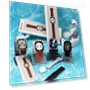 Smartwatch with Curved 3D Display and Genuine Leather Sports Band — Wearable Accessories, Voyex