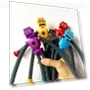 Stretchy Tube Robot Giraffe Toy — Interactive Learning Devices, Golden Fern