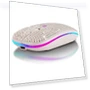 Rechargeable Silent Bluetooth Mouse with Diamond Inlay — Mouse Pads, Queen mall
