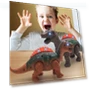 Electronic Walking Dinosaur Robot with Lighting — Interactive Learning Devices, Long nose
