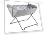 Grill Fire Pit with V-Shaped Smart Grill — Grill Carts, CAPTAIN STAG
