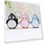 LED Glow Keychain Penguin with Sound — Keychains, AI Supermarket