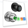 Smart Door Handle with Fingerprint — Biometric Security, Crown Global
