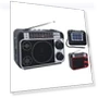 Portable Bluetooth Speaker with Solar Panel, Radio, and Light — Portable Audio, AI Supermarket
