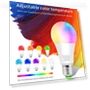 Smart WiFi LED Bulb with Brightness Adjustment — Smart Home Modules, Build My Home