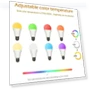 WiFi Smart LED Bulb — LED, Rainbow Rain