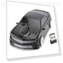 Wireless Computer Mouse in Sports Car Shape — Mouse Pads, 3d printing machine