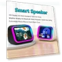 Smart Bluetooth Speaker with Large Screen — Portable Audio, ZJM Mall