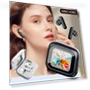 Wireless Earbuds with Touch Screen ANC Bluetooth 5.4 — In-Ear Headphones, ElectronicsHome