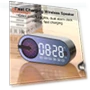 Portable Bluetooth Speaker with Mirror Clock — Portable Audio, Smart IT