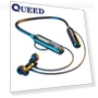 Smart Neckband Headphones with Digital Display — Wearable Accessories, QUEED