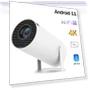 Wi-Fi6 Smart Portable Projector — Home Theater Projectors, Yazy