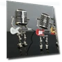 Retro Microphone Robot Night Lamp — Creative Lighting Solutions, Household Good