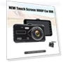 Car DVR with Touch Screen and Dual Camera — Dashboard Cameras, Optimized General