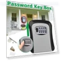 Wall Mount Smart Safe with Password, Plastic Lock for Key Storage, Weatherproof 4-Digit Combination Key, Secure Password... — Lock Boxes, Refreshing Home