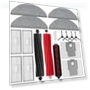Main Side Brush HEPA Filter Mop Cloth Dust Bags Spare Parts Accessories — Parts & Accessories, Lntelligent Living Hall