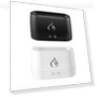 Portable Air Humidifier with Auto Shut-off and LED Flame Diffuser — Air Moisturizers, TOP HOME