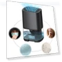 Portable Silent Air Dehumidifier with Multicolor Night Light — Air Moisture Control, GYROBALL