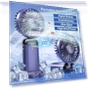 Portable USB Charging Fan with Digital Display — Portable Cooling Solutions, Bling Bling Goods