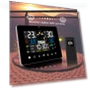 Touchscreen Weather Station Wall Clock — Weather Monitoring Clocks, Elegant Living House