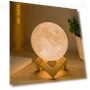 3D Moon Lamp Humidifier with Wooden Base — Desk & Table Lighting, Home Furnishing Department Mall