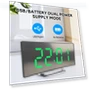 Curved LED Electronic Clock with Sleep Temperature — Clocks, Purely Home Goods