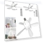 Modern Ceiling Fan with LED Lighting and Remote Control — Ceiling Fan Lighting Solutions, Good Household Items