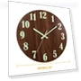 12-inch Glowing Wooden Wall Clock — Clocks, Rainbow Rain