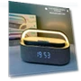 Colorful LED Wireless Charging Bluetooth Audio Smart Desk Clock — Alarm, YGM1931