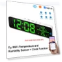 Digital WiFi Clock with Temperature and Humidity Sensor — Alarms & Clocks, Tooarts