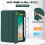 3-fold TPU Smart Leather Tablet Case with Pen Slot for iPad Air 11 2024