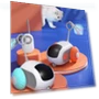 Intelligent Dual Mode Electric Gravity Running Car Cat Toy — Interactive Animal Companions