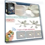 Smart Ceiling Fan with Remote Control and LED Light — Ceiling Fan Wall Controls, The Romantics