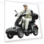 Heavy Duty 4-Wheel Mobility Scooter — Electric Self-Balancing Scooters, VEVOR