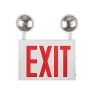LED Steel Exit Sign Combo, Sunlite