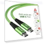 Fast Charging USB C Cable 4-Pack — USB, Bynccea