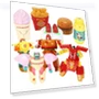 Robot Transformer in the Form of French Fries Hamburger — Pretend Play, Shihehong