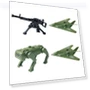 Military Stealth Drone Bionic Robot Dog — Construction Kits, Treasure Chest For Children
