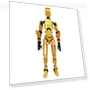 3D Printed Titan Robot Mobile Doll Set — Collectible Statues, Challenge