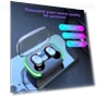 Bluetooth Earbuds with LED Lighting — In-Ear Headphones, QUEED