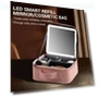 Smart LED Makeup Bag with Mirror — Cosmetic Cases, Auto Launcher