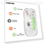 Transparent Wireless Bluetooth Mouse — Mouse Pads, ZORA