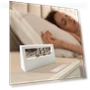 Electric Desktop Alarm Clock with Calendar, Temperature and Humidity Gauge — Alarms & Clocks, Actually lighting