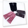Women's Mink Gloves with Bow — Arm Warmers, sunrise 1