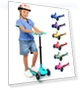 3 Wheel Foldable Kids Scooter — Electric Vehicles, SereneLife