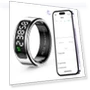 Smart Ring with Display Screen and Touch Health Manager — Smart Rings, Good Household Items