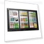 Commercial Refrigerator with Triple Sliding Door — Drink Coolers, KoolMore