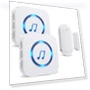 Wireless Door Chime with Contact Sensor Alarm — Kits, SanJie
